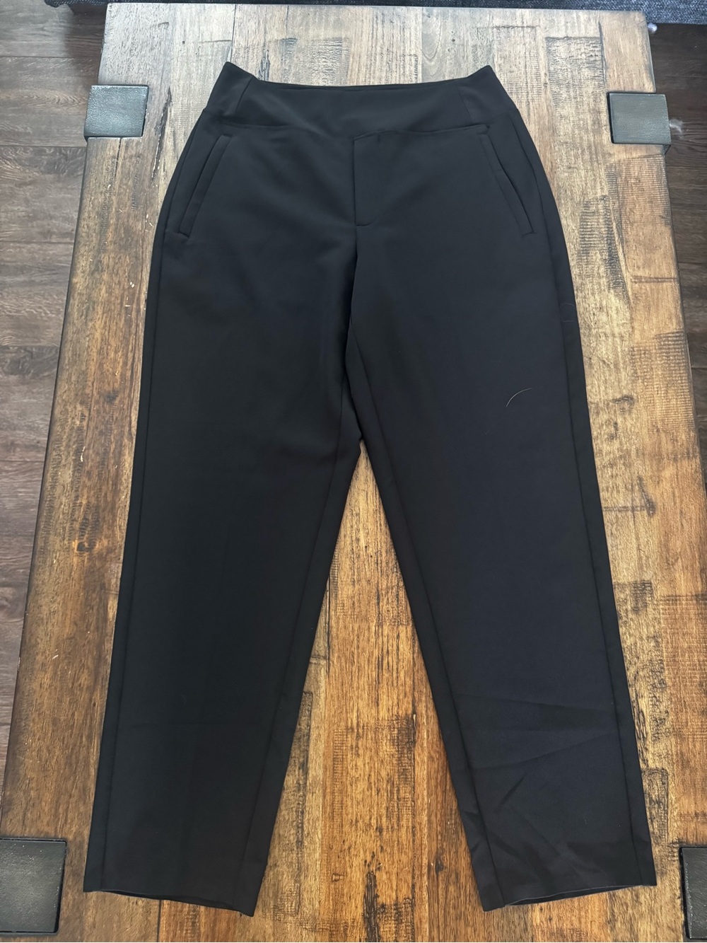 Athleta Endless High Rise Pant Black Women's Size 6 Pull On Travel Work Pants - Picture 2 of 11
